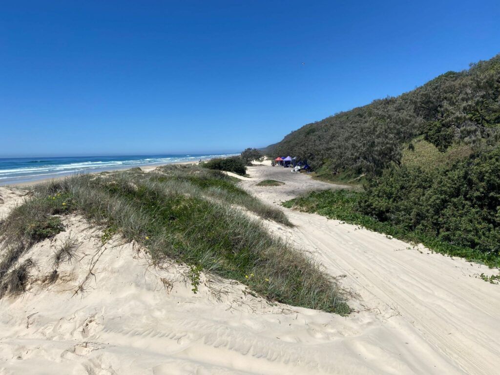 Teewah Beach camping