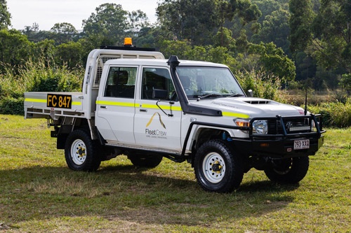 Mine spec Toyota Landcruiser 70 series dual cab