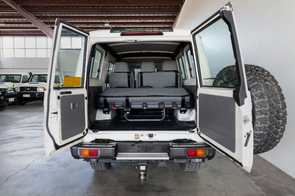 <strong>Toyota LandCruiser</strong> 70 Series Troop Carrier Wagon - Mine Spec