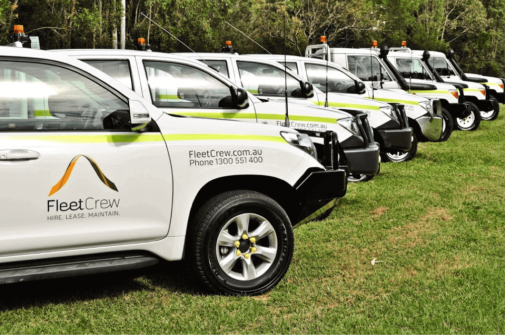 Toyota LandCruisers and Toyota vehicles in row | FleetCrew