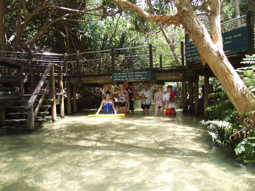 board walk at the top end of eli creek