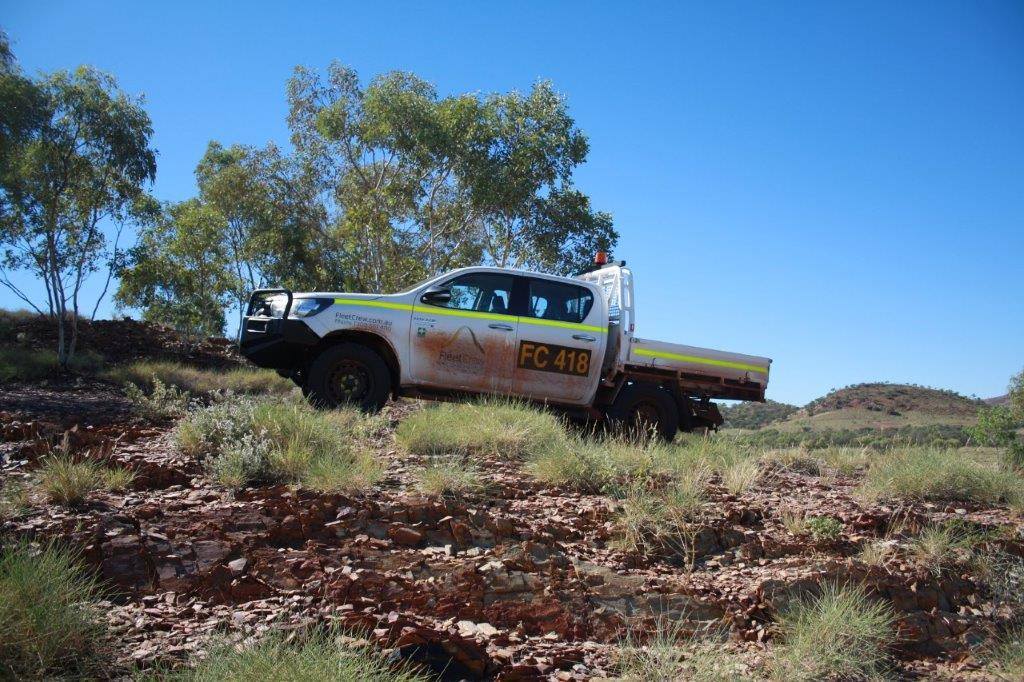 fleetcrew vehicle at mine site