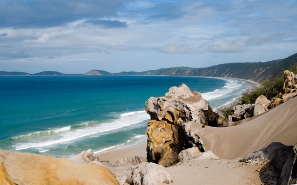 Rainbow Beach and Carlo Sandblow