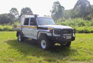 New Toyota LandCruiser 70 Series Dual Cab Tray Back 4wd 5 Seater Mine Spec