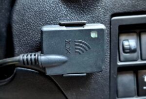 IOX In Vehicle Monitoring System installed in vehicle