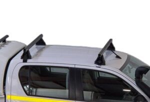 Roof racks fitted to a 4WD