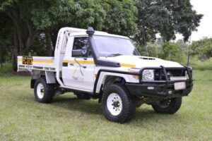 70 Series Landcruiser Single Cab Mine Spec Hire Vehicle