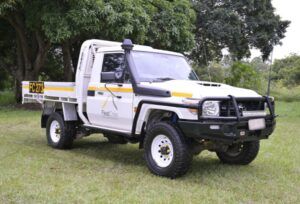 70 Series Landcruiser Single Cab Mine Spec Hire Vehicle