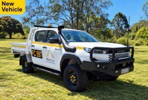 FleetCrew dual cab HiLux with a GVM upgrade